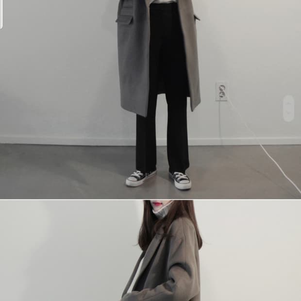 캐시미어 롱 코트 새상품