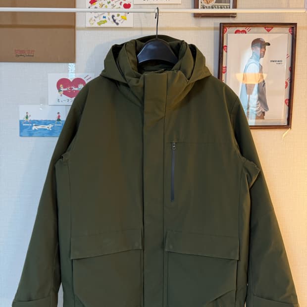 [L]Uniqlo 유니클로 하이브리드 다운 파카 카키