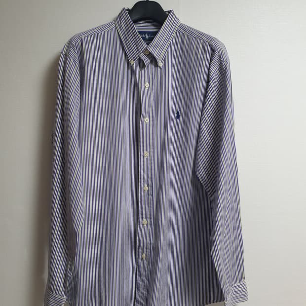 폴로 랄프로렌 스트라이프 셔츠 L 👔✨