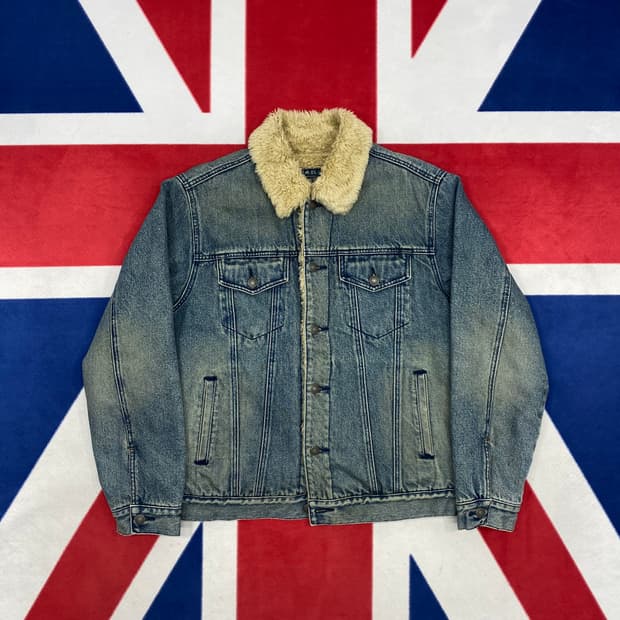 GAP 데님 쉐르파자켓 S 실측 M 