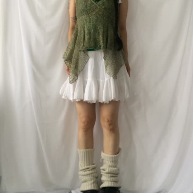 Fairy mood unbalanced sleeveless