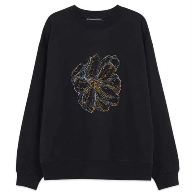 앤더슨벨 엠보더리 맨투맨