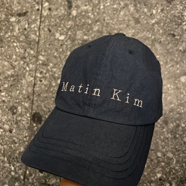 마뗑킴 로고 캡 처분 