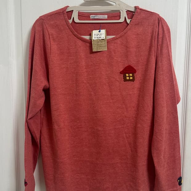 러프 rough 뜨개포인트 긴팔티