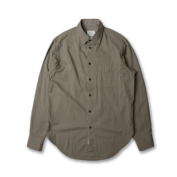 랙앤본 [Rag & Bone] 뉴욕 스탠다드 이슈 카키 코튼 셔츠