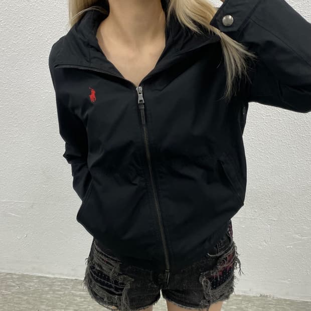 폴로 랄프로렌 레드포니 블랙 스윙톱 S