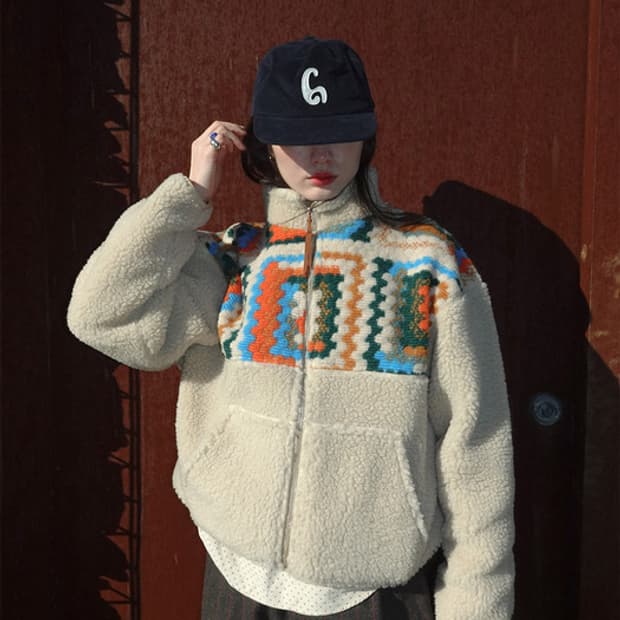 프리터 Crocher 후리스 자켓