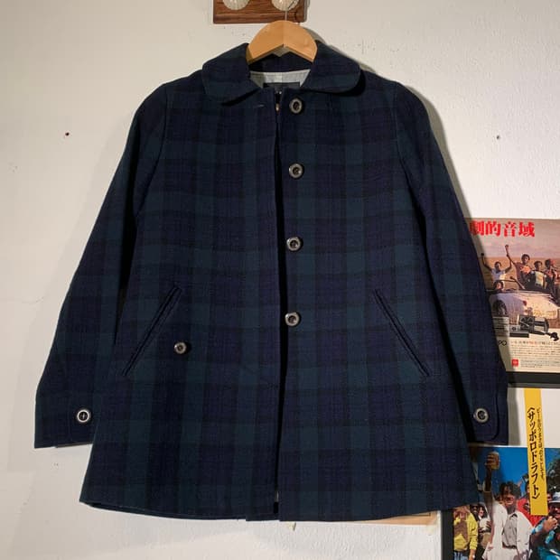 레이빔즈 타탄체크 자켓