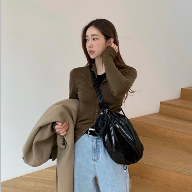 르메르 차정원 심리스 가디건