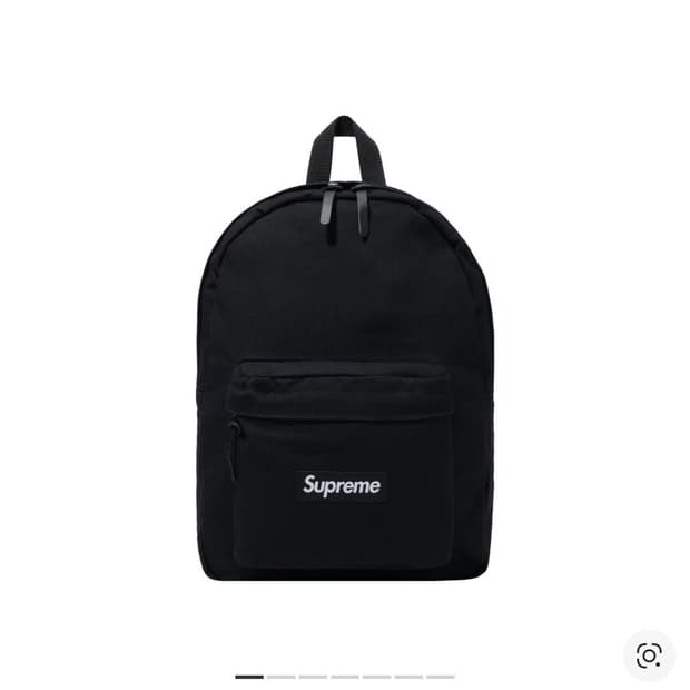 슈프림 캔버스 백팩 블랙