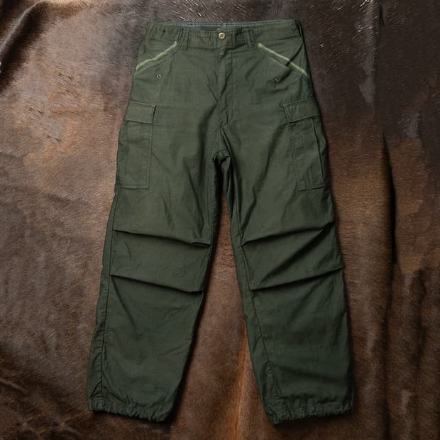 [31] 60s 미군 M65 필드팬츠 블랙 염색 