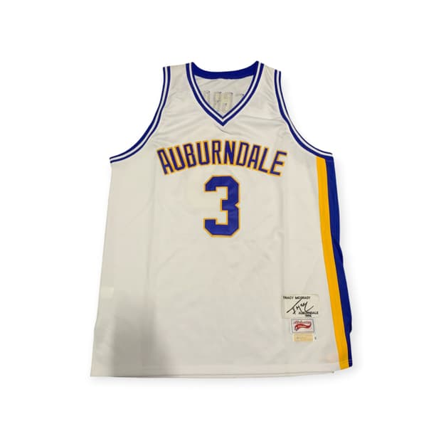 56)Tracy McGrady 자수 패치 블록코어 스포츠웨어 레트로