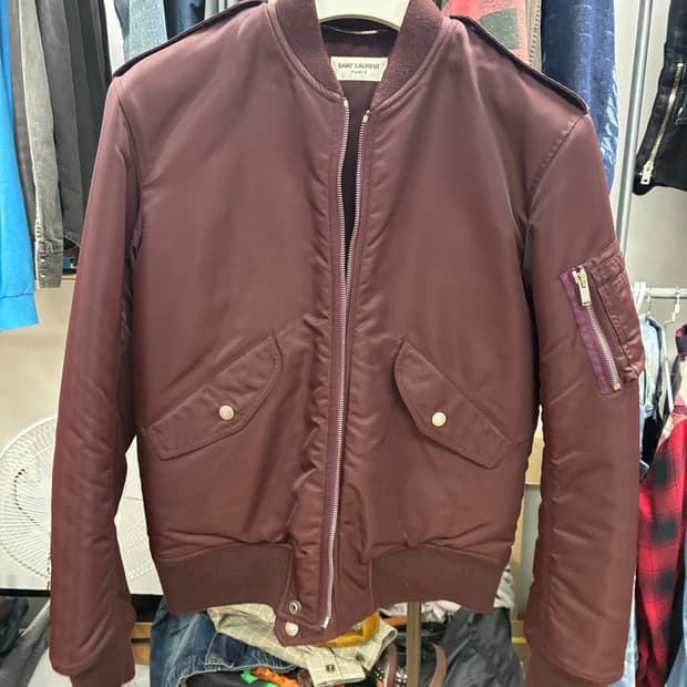 생로랑 ma-1 자켓