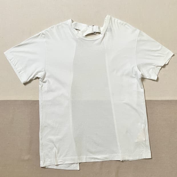꼼데가르송 옴므플러스 버클 오픈 티셔츠 comme des garcons