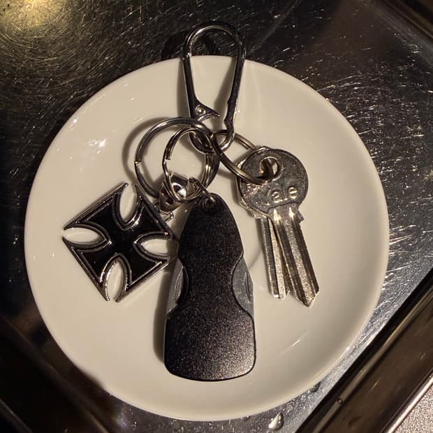 Hell Cat Keyring