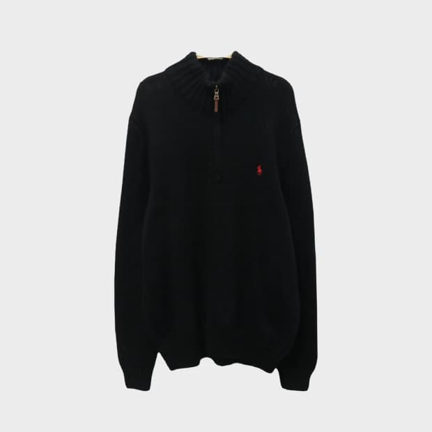 폴로 랄프로렌 터틀넥 반집업 니트 64110
