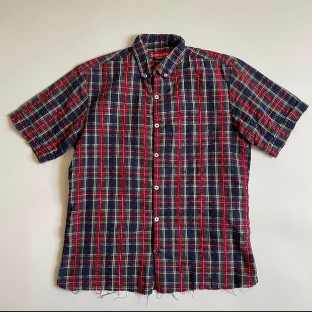 90s Supreme 슈프림 반팔 셔츠