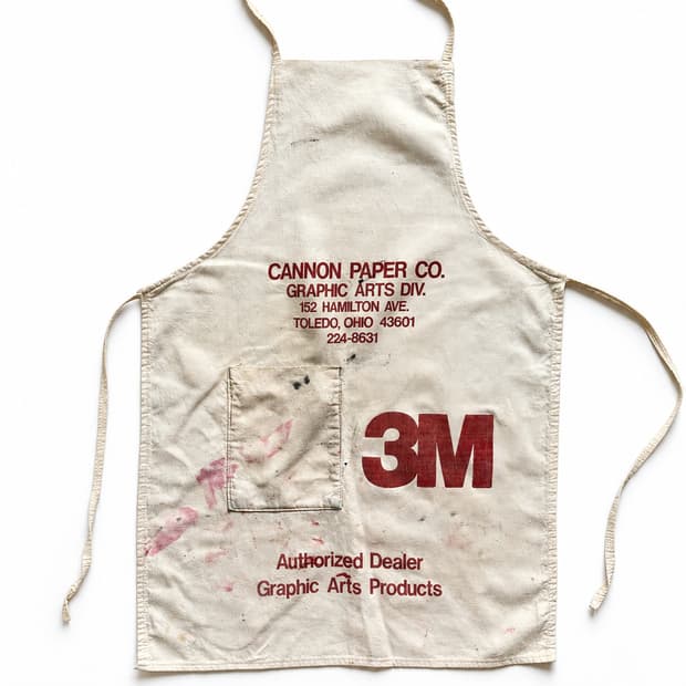 미드센츄리 3M Cannon Paper Co. 에이프론