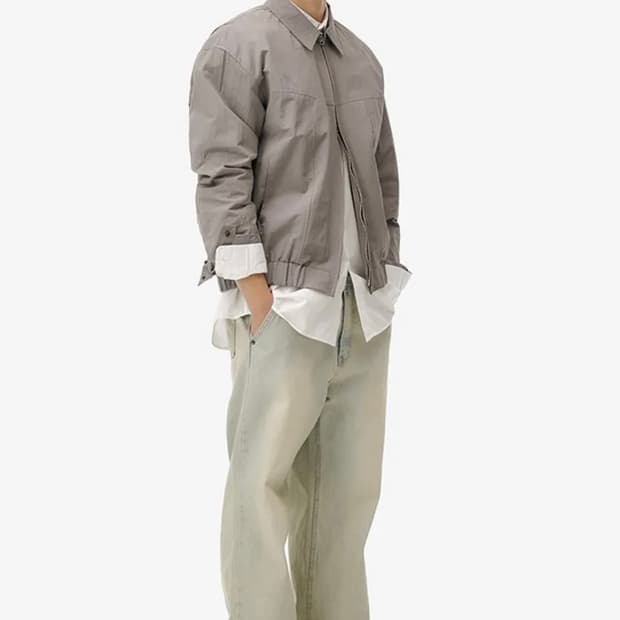 [파브레가] 사하라 세미 와이드 데님 팬츠