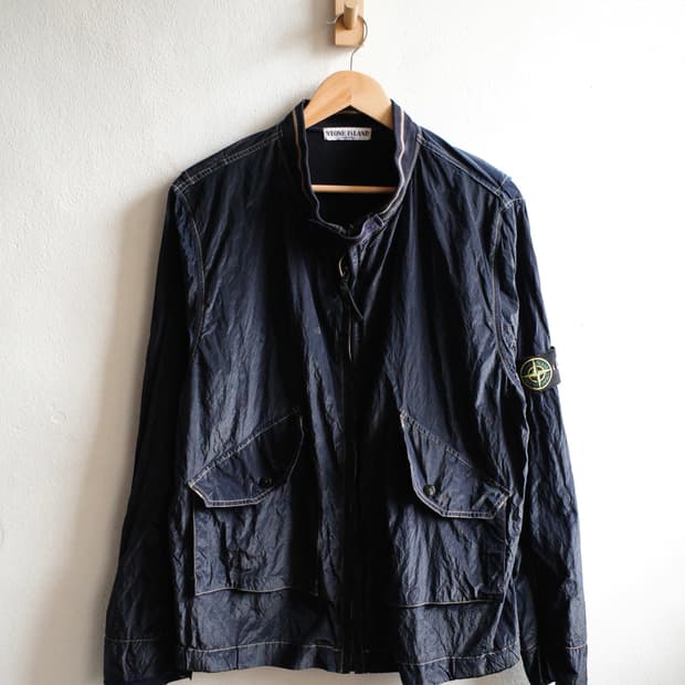 스톤아일랜드 나일론 메탈 자켓