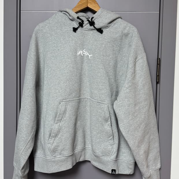 나이키 acg 돌핀 후드티 2xl 그레이 