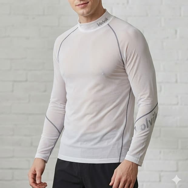 [100]볼빅 아쿠아 이너웨어 하프넥 티셔츠