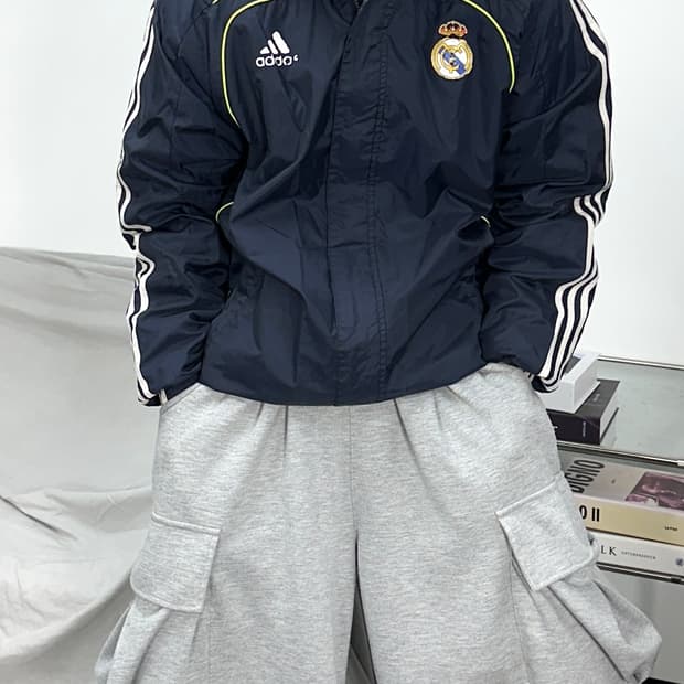 아디다스 레알 마드리드 바람막이 XL