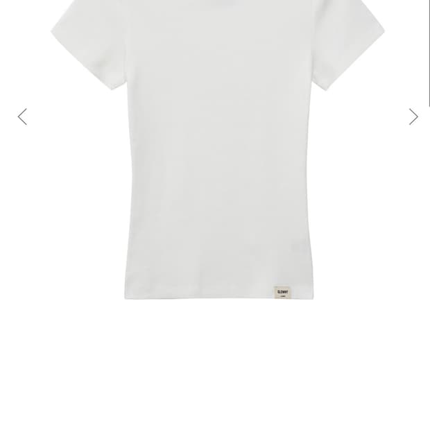 글로니 g classic fitted tee white 반팔