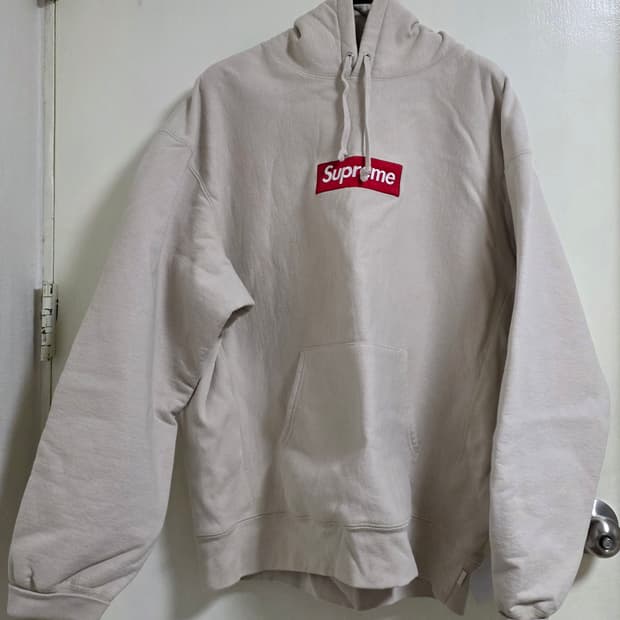24FW 슈프림 박스로고 후드 스웨트셔츠, XL