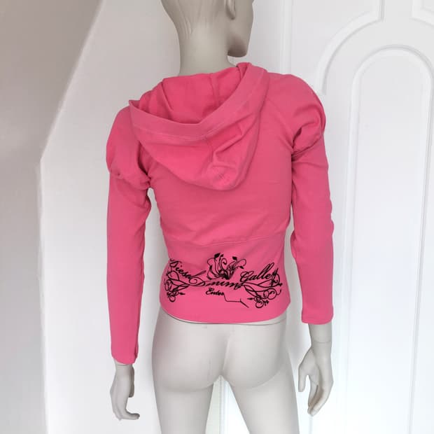 DIESEL Pink Hood Zip-up