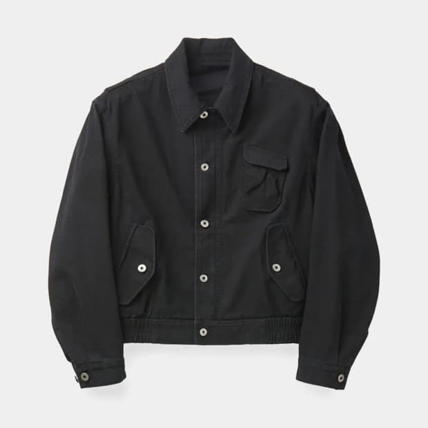 바이오 m-51 자켓 워시드 블랙