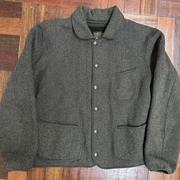 rrl 23fw 브라운스비치 울 코튼 자켓 L