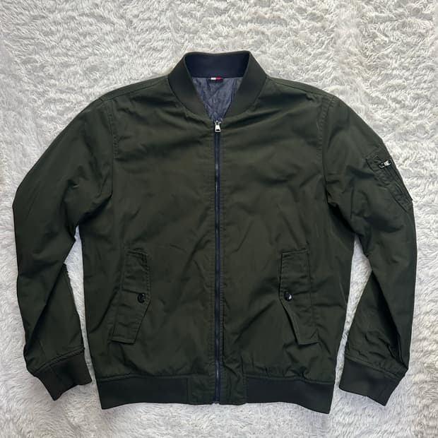 타미힐피거 남성 양면 봄버 자켓 L / 100
