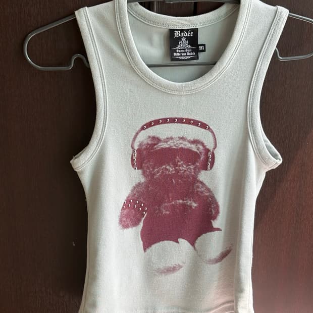 배디 슬리브리스 badee Bear Sleeveless mint