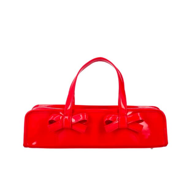 꼼데가르송 리본 토트백 