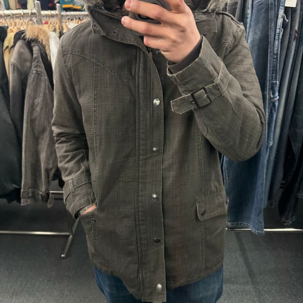 L)Japanese vintage 퍼 야상자켓