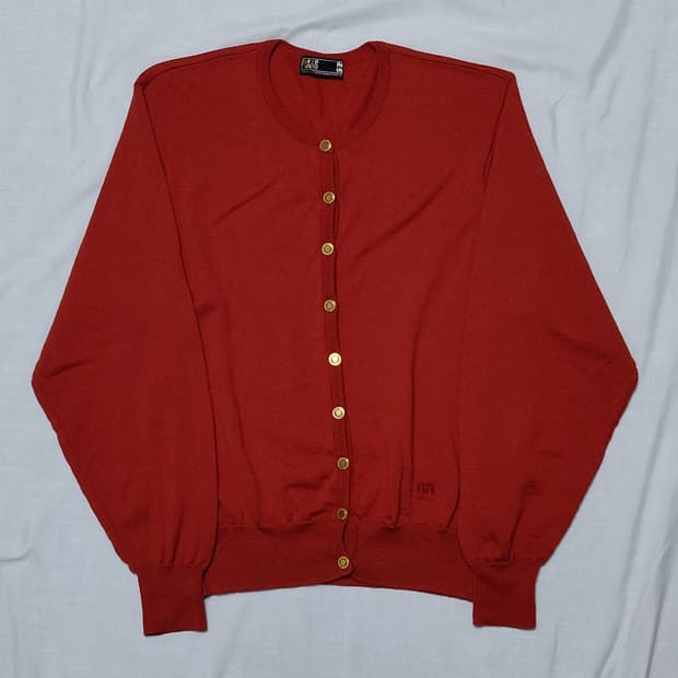 [정품] 빈티지 닥스(DAKS) 금장 버튼 울 가디건 (M사이즈)