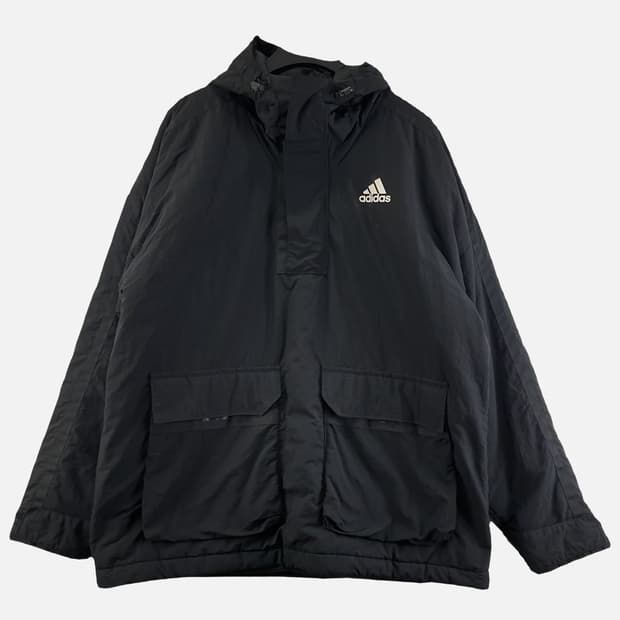 아디다스 블랙 남자 아노락 자켓 XL N8970