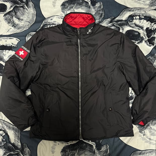 폴로 리버시블 퀄팅자켓 L사이즈 