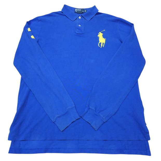 폴로 랄프로린 옐로우 빅포니 카라티