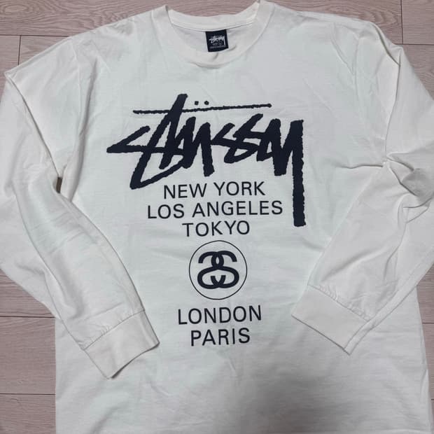 스투시 월두투어 롱슬리브