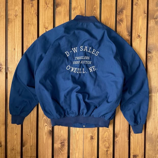90s usa 코튼 블루종 자켓 2XL