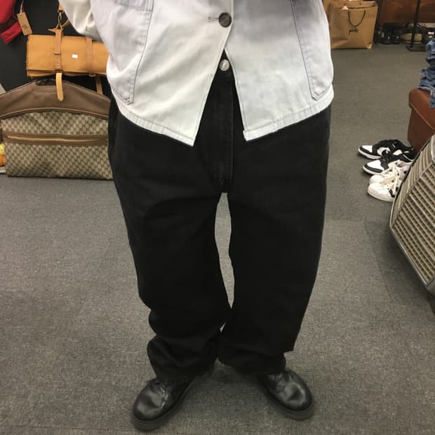 00s Levis 리바이스 550 흑청 데님팬츠
