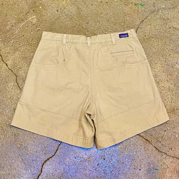 90s 미국빈티지 파타고니아 베이지 코튼 팬츠 반바지