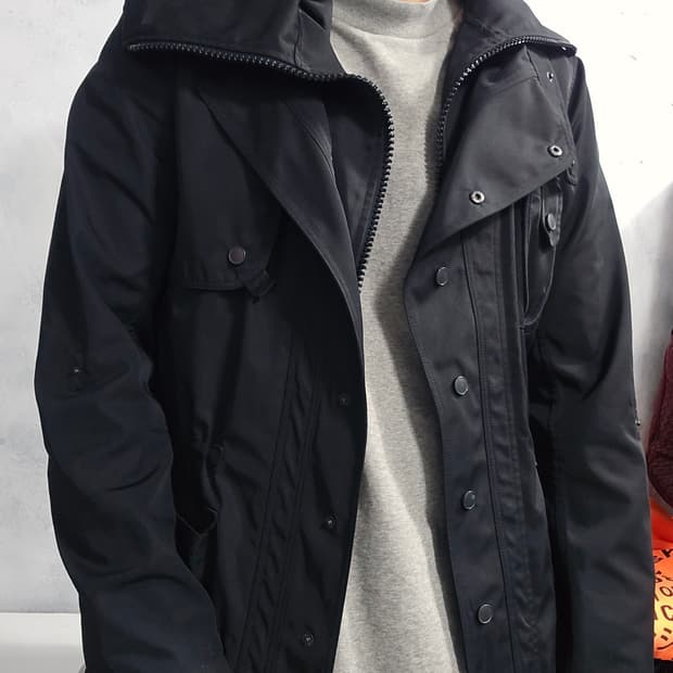 Y-3 요지야마모토 블랙 포켓 디테일 야상자켓 M