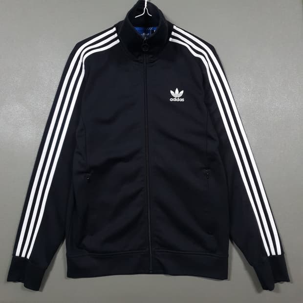 아디다스 유로파 파이어버드 트랙탑 져지 자켓 검흰 블랙 어항 희귀 100