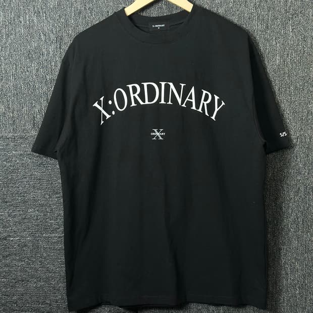 X:ORDINARY 블랙 반팔티 50