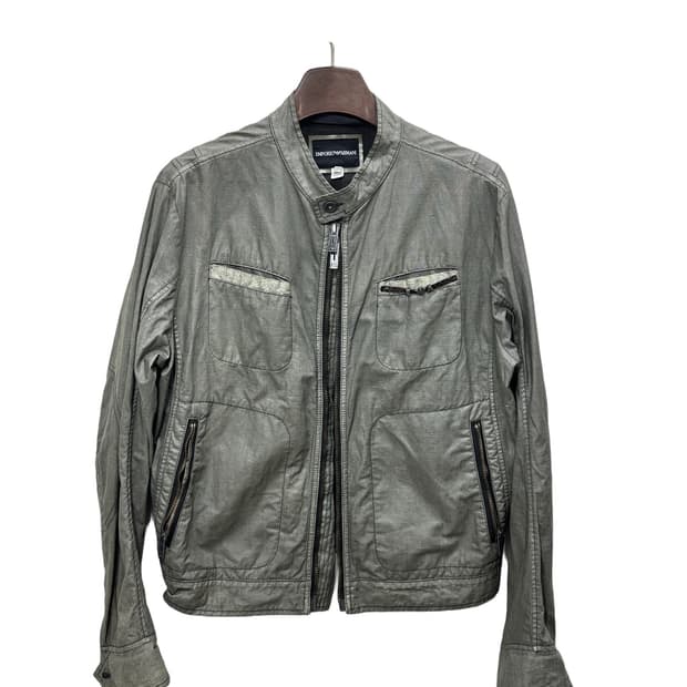 1990s EMPORIO ARMANI COATED 2-WAY JACKET