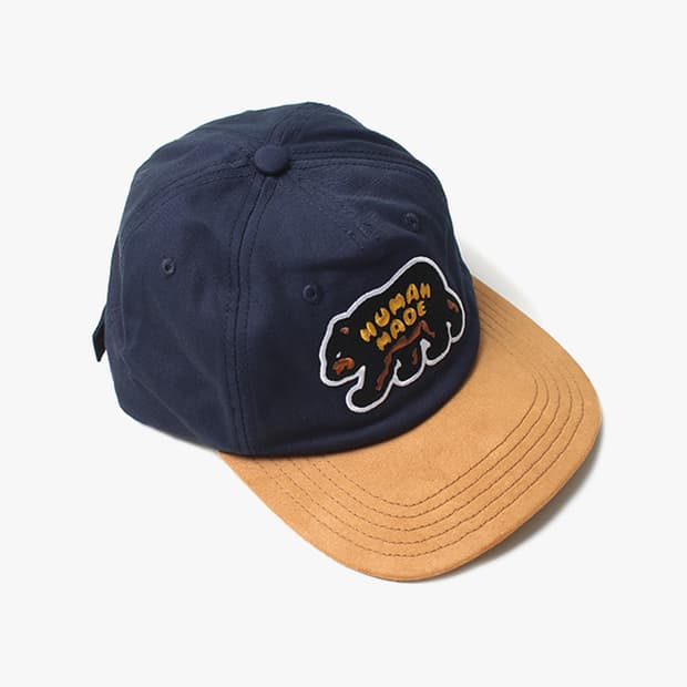  HUMAN MADE "Navy Beige Cap"