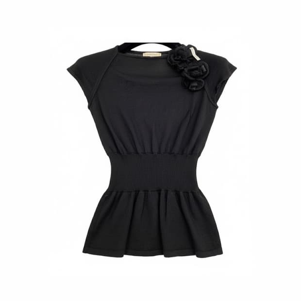 샤넬 블랙 니트 36